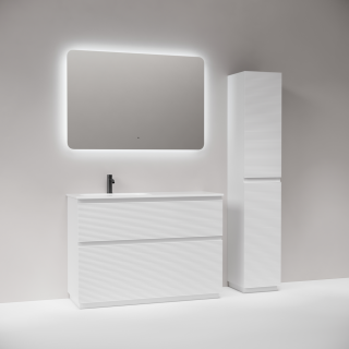 Тумба напольная под раковину Sancos Folk Floor FL120FLW левая 120 см Bianco